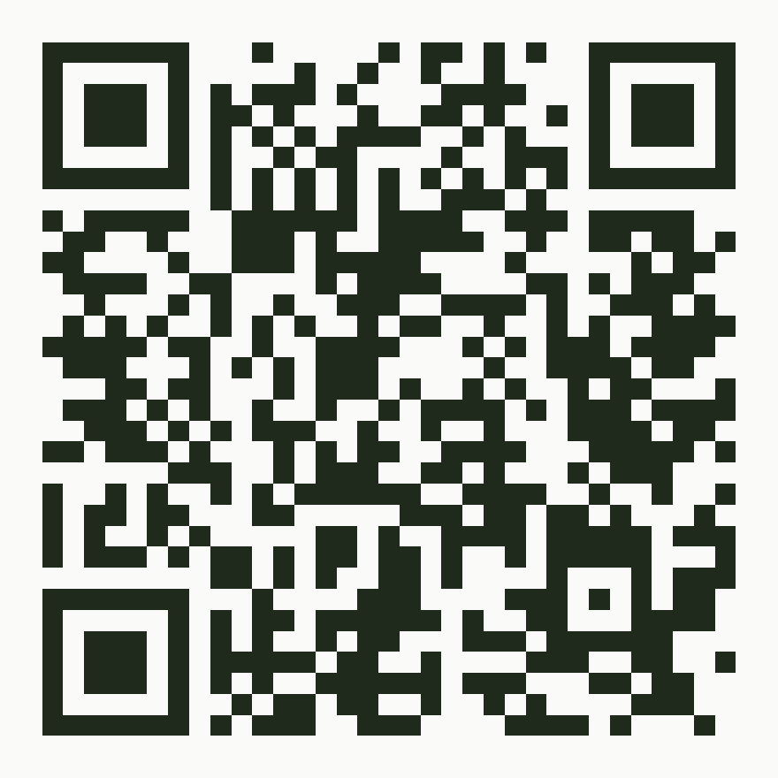QR-Code, der die App des Kräutergartens Wiesenfeld öffnet